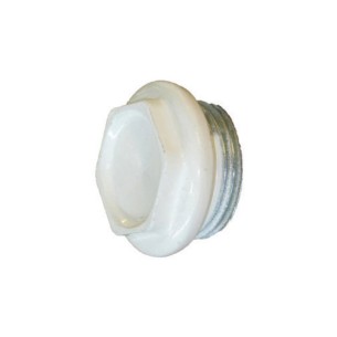 Тапа за алуминиев радиатор лява 1" бяла ➤ топ цена ➤ dshome.bg