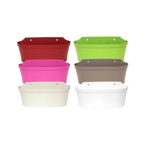 Стенна саксия-сандъче 40 см 5.6 л бежова ➤ топ цена ➤ dshome.bg