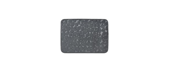 Постелка за баня 50x70 см - с мемори пяна - сива - INTER CERAMIC ➤ топ цена ➤ dshome.bg