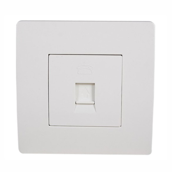 Контакт за телефон Basic бял ELMARK - 1