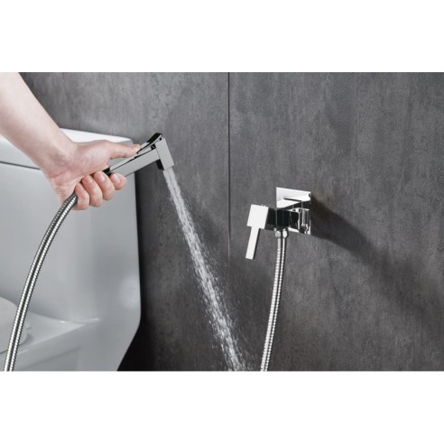 Смесител за вграждане за биде сив ICF 3313GG INTER CERAMIC ➤ топ цена ➤ dshome.bg