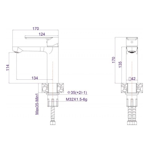 Смесител за баня Сиена хром ICF 111320C INTER CERAMIC ➤ топ цена ➤ dshome.bg