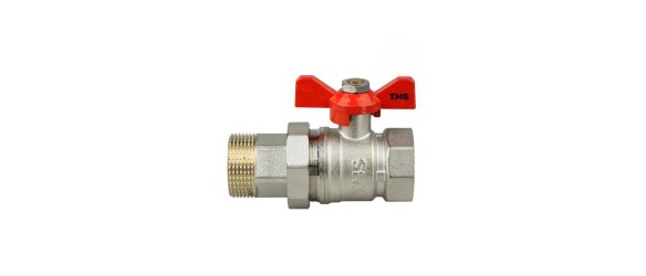 Сферичен кран с изпразнител със салников механизъм 1" THS THERMOSTYLE ➤ топ цена ➤ dshome.bg
