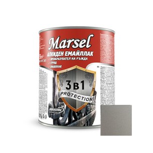 Алкиден емайллак 3в1 2.5 л сребрист MARSEL ➤ топ цена ➤ dshome.bg