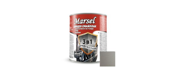 Алкиден емайллак 3в1 2.5 л сребрист MARSEL ➤ топ цена ➤ dshome.bg