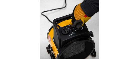 Калорифер с керамичен нагревател DHC 2-100 220V DENZEL ➤ топ цена ➤ dshome.bg