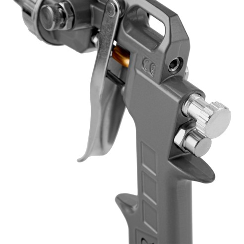 Пневматичен пистолет за боя с горно казанче 1 л MTX ➤ топ цена ➤ dshome.bg