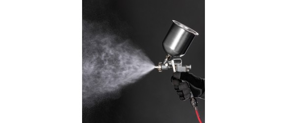 Пневматичен пистолет за боя с горно казанче 1 л MTX ➤ топ цена ➤ dshome.bg