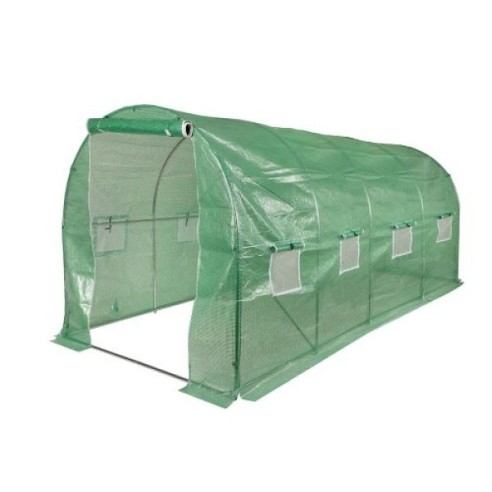 Покривало за оранжерия с 2 врати с цип 4х2х2 м ➤ топ цена ➤ dshome.bg