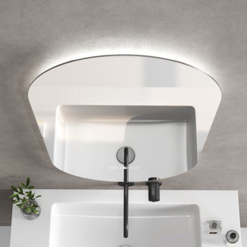 Огледало за баня с LED осветление 40x80 см Bruno INTER CERAMIC ➤ топ цена ➤ dshome.bg