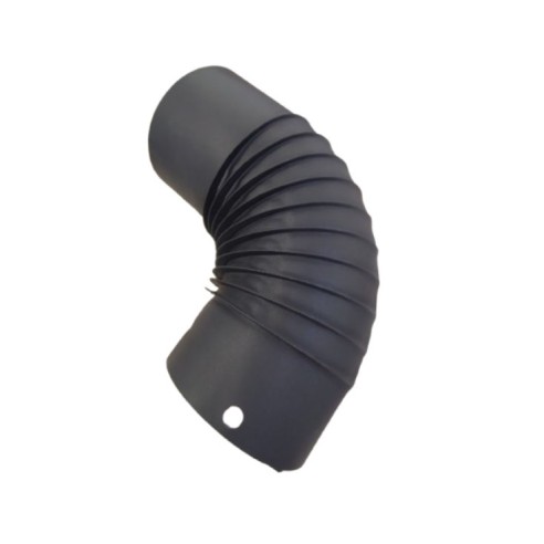 Крив кюнец Ø130 мм черен МЕТАЛИК ➤ топ цена ➤ dshome.bg