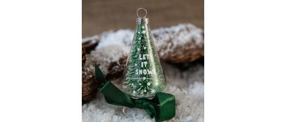 Светеща коледна топка Зимна картина ➤ топ цена ➤ dshome.bg