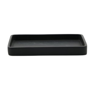 Поставка за аксесоари за баня Блейк черен мат INTER CERAMIC