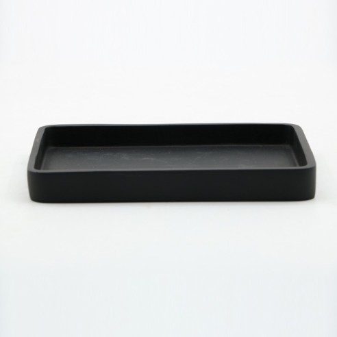 Поставка за аксесоари за баня Блейк черен мат INTER CERAMIC