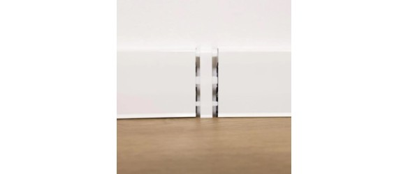 Свързваща снадка за подов перваз INDО-01 бяла 2 бр. ARBITON Свързваща снадка за подов перваз INDО-01 бяла 2 бр. ARBITON