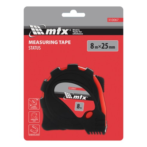 Ролетка с гума 5 м x 25 мм New PREMIUM ➤ топ цена ➤ dshome.bg