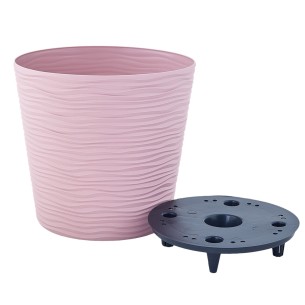 Саксия с дренаж Ø16 см лилава Фюжън ➤ топ цена ➤ dshome.bg