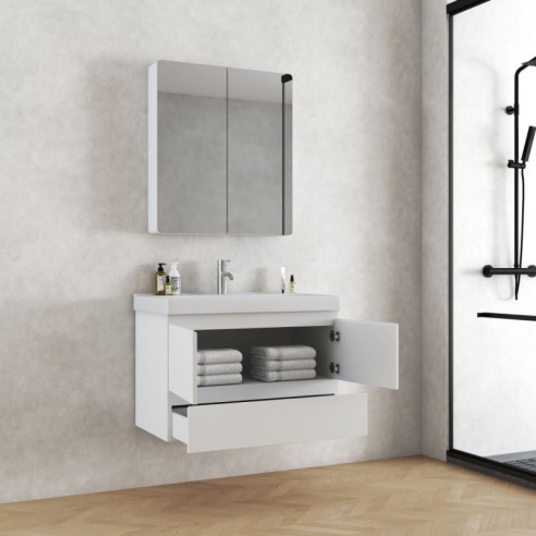 Огледален шкаф за баня ICMC 7046 UP /7013 INTER CERAMIC