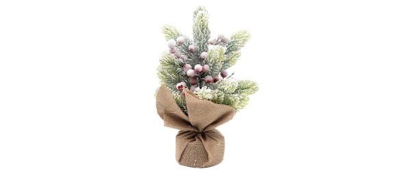 Декоративна коледна елха 30 см