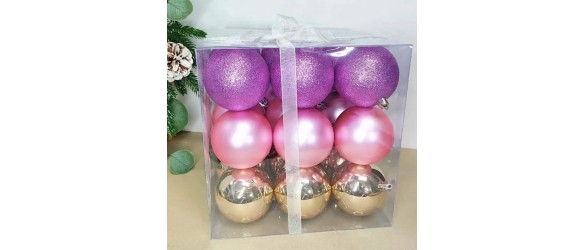 Коледни топки Ø6 см златисти и с райе 6 бр. ➤ топ цена ➤ dshome.bg Коледни топки Ø6 см златисти и с райе 6 бр. ➤ топ цена ➤ dshome.bg