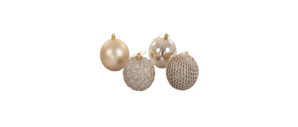 Коледни топки Ø8 см 6 бр. ➤ топ цена ➤ dshome.bg