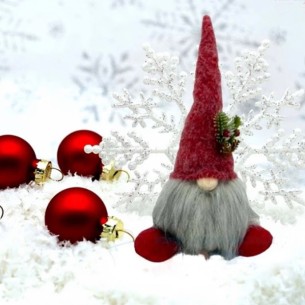 Коледни топки Ø6 см златисти и с райе 6 бр. ➤ топ цена ➤ dshome.bg 2