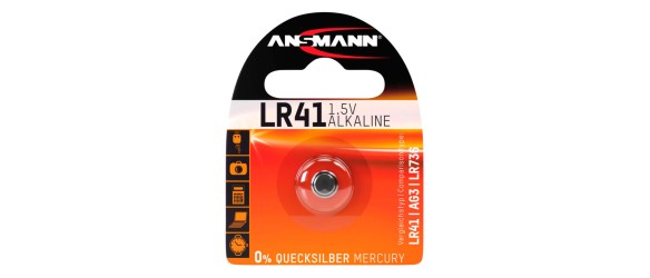 Алкална батерия LR41 G3 ANSMANN ➤ топ цена ➤ dshome.bg