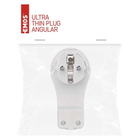 Прав щепсел за захранващ кабел P0066 EMOS ➤ топ цена ➤ dshome.bg