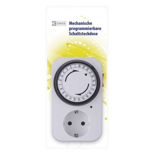 Механичен таймер P5522 EMOS ➤ топ цена ➤ dshome.bg