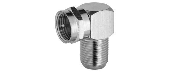 Ъглов F-конектор за коаксиален кабел R5639 EMOS