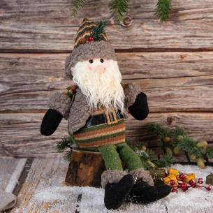 Декоративен Дядо Коледа 62x26x12 см