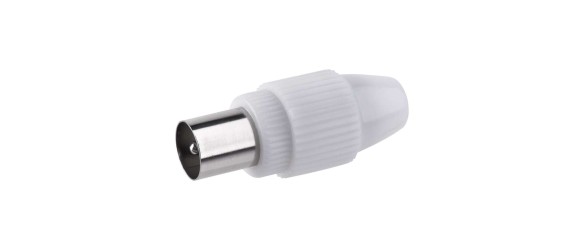 TV букса женска за коаксиален кабел ➤ топ цена ➤ dshome.bg