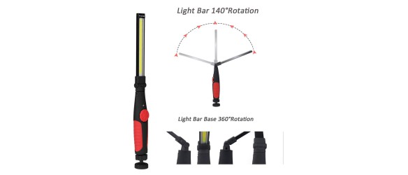 Сгъваем зареждаем фенер COB BL-W53