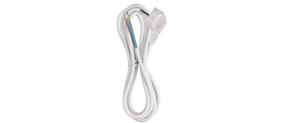 Захранващ кабел за техника 3 м / 3x1.0 мм² бял EMOS