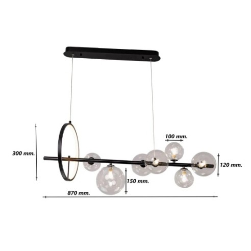 Полилей Стъклена грация 2 DREAM LIGHTS ➤ топ цена ➤ dshome.bg