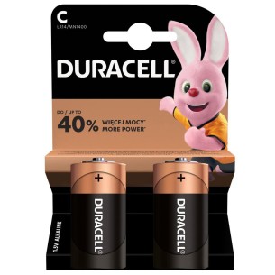Алкална батерия LR14 2 бр. DURACELL