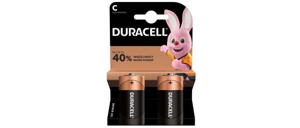 Алкална батерия LR14 2 бр. DURACELL