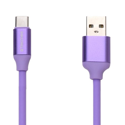 Кабел за зареждане на телефон Type-C към USB 1 м TEKMEE ➤ топ цена ➤ dshome.bg