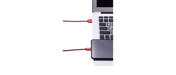 Кабел за зареждане Type-C към USB 1 м Nylon braided TEKMEE