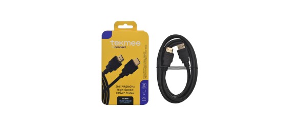 HDMI кабел High Speed 2 м Gold TEKMEE
