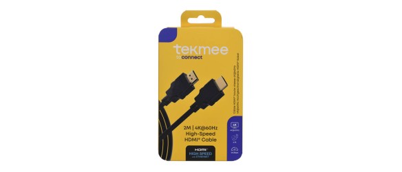 HDMI кабел High Speed 2 м Gold TEKMEE