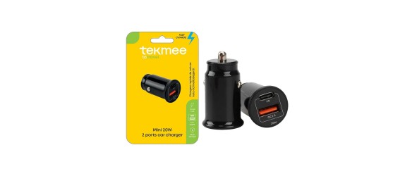 Зарядно за телефон за кола 20 W PD+QC TEKMEE