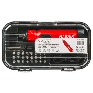 Акумулаторна отвертка с аксесоари 3.6 V RD-CSC05 RAIDER 2