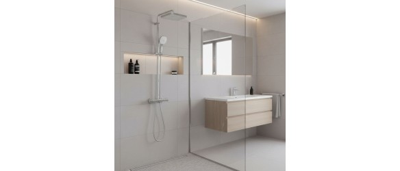 Душ система с термостат Tempesta 250 Cube GROHE