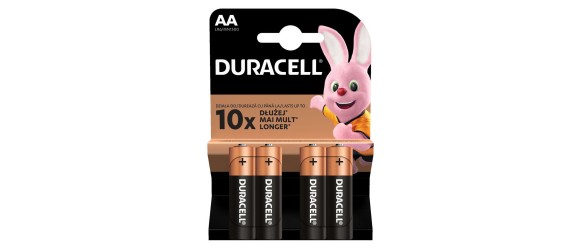 Алкални батерии AA 1.5 V LR6 4 бр. DURACELL
