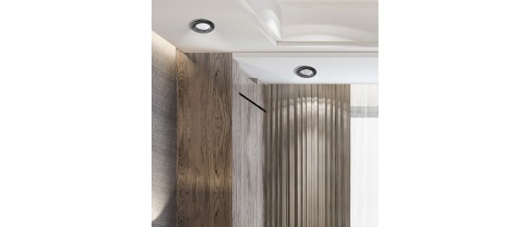 Луна за вграждане PICCO SL214 черна VIVALUX