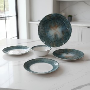 Порцеланов сервиз за хранене 24 части Земя TOPRAKSAN 2