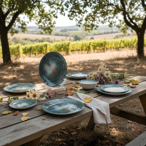 Порцеланов сервиз за хранене 24 части Земя TOPRAKSAN ➤ топ цена ➤ dshome.bg