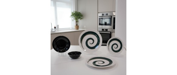 Порцеланов сервиз за хранене 24 части Спирала TOPRAKSAN