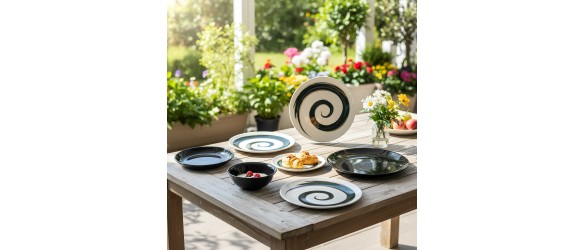 Порцеланов сервиз за хранене 24 части Спирала TOPRAKSAN